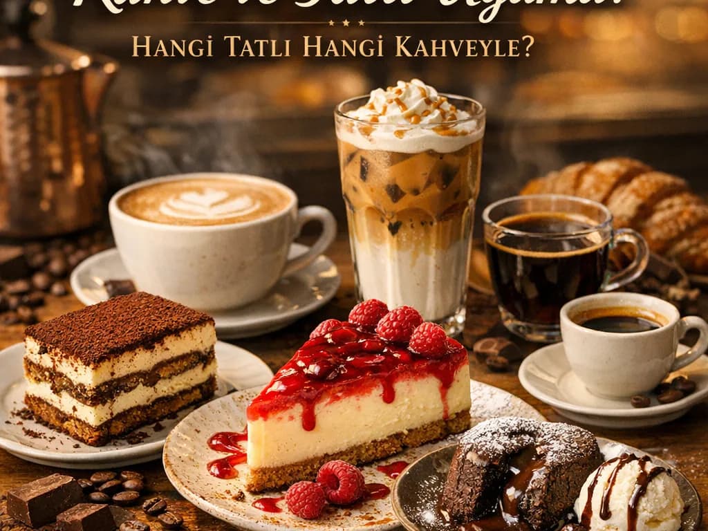 Kahve ve Tatlı Uyumu: Hangi Tatlı Hangi Kahveyle?